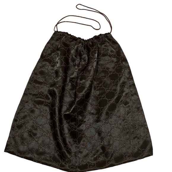 COPY - COPY - COPY - GUCCI Large Silky Monogram Drawstring Dust Bag - Picture 3 of 4